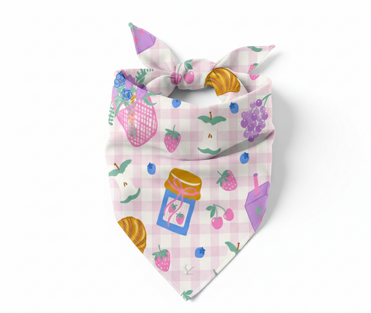 Berry Brunch Dog Bandana