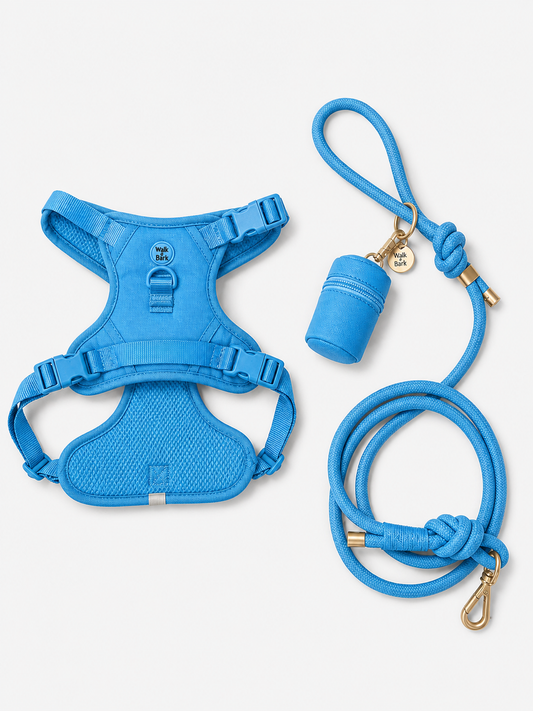 Coastal Blue Signature Harness Set