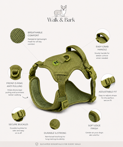 Olive Green Signature Harness
