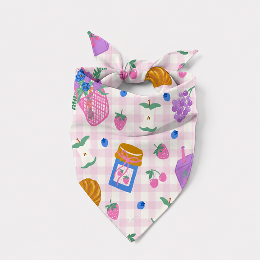 Berry Brunch Dog Bandana
