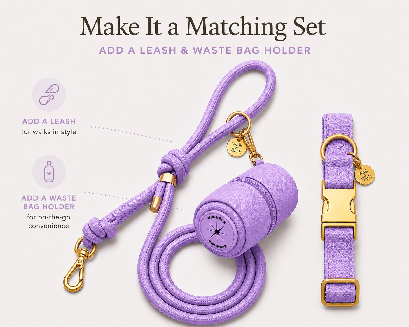 Soft Lilac Signature Collar