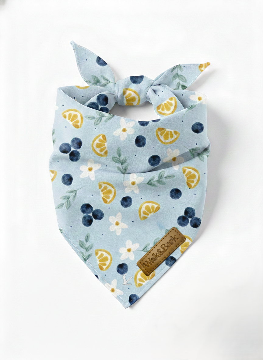 Blue Buzz Dog Bandana